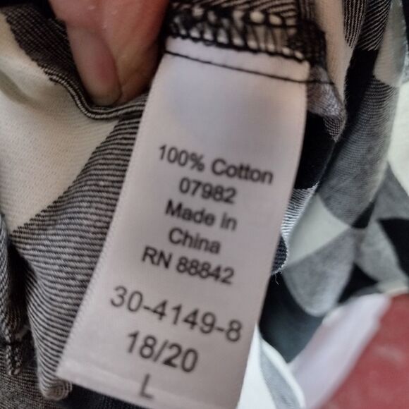 Woman Within flannel top - Picture 5 of 7